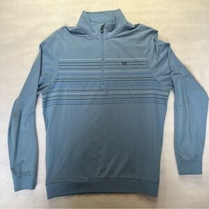 Travis Mathew Light Blue 1/2 Zip